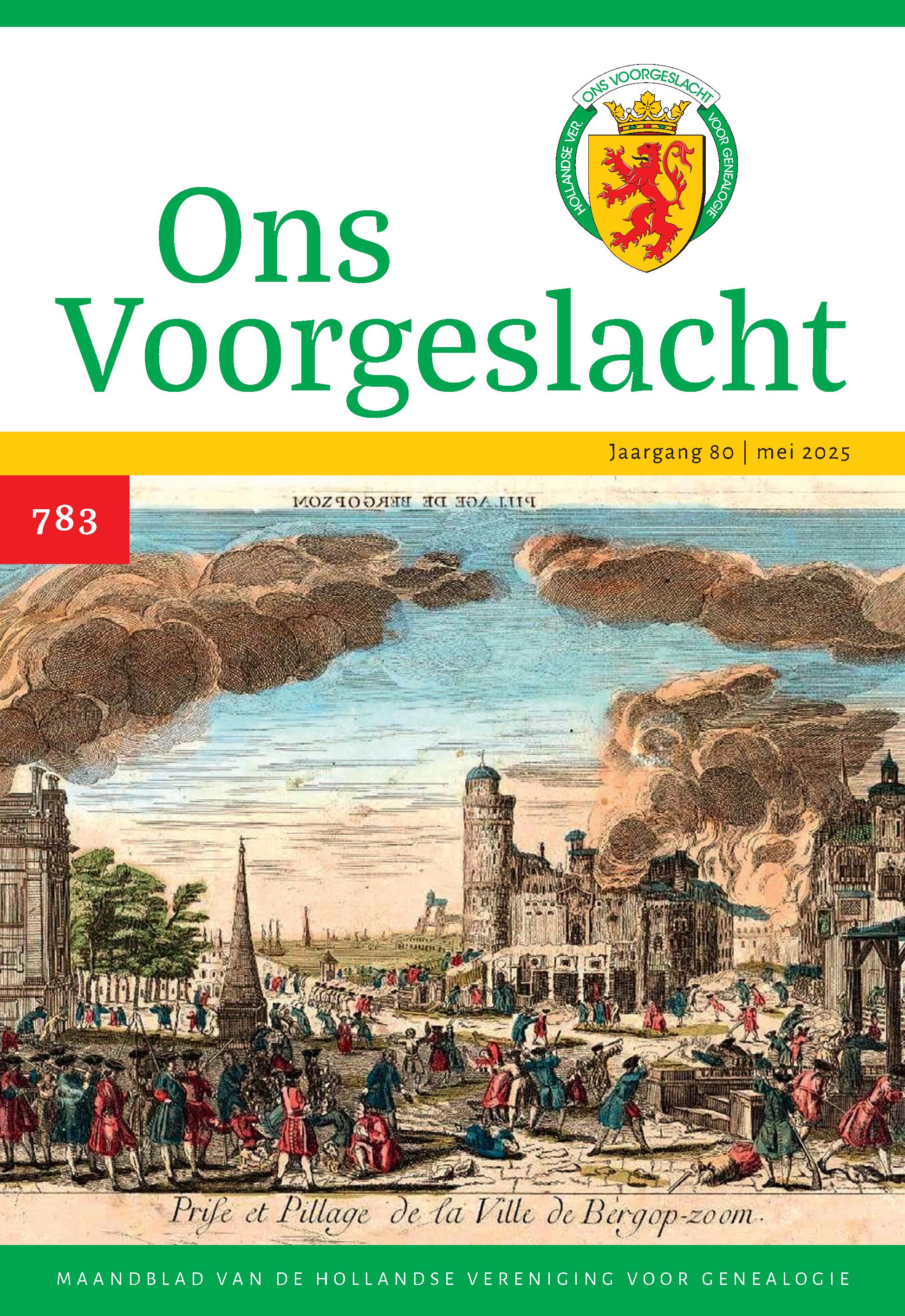 Ons Voorgeslacht, mei 2025